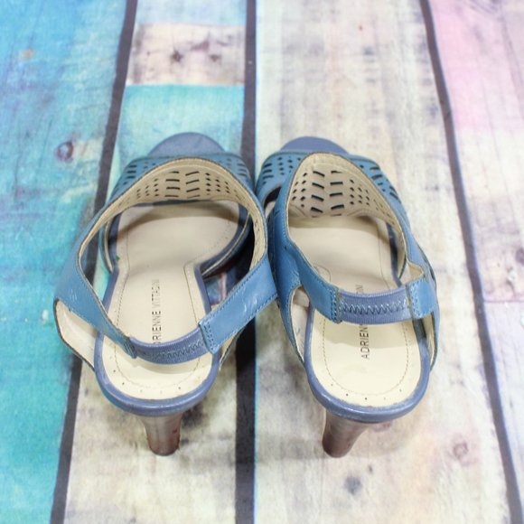Adrienne Vittadini Slingback Heels Sandals Sz 10 M - Picture 6 of 9